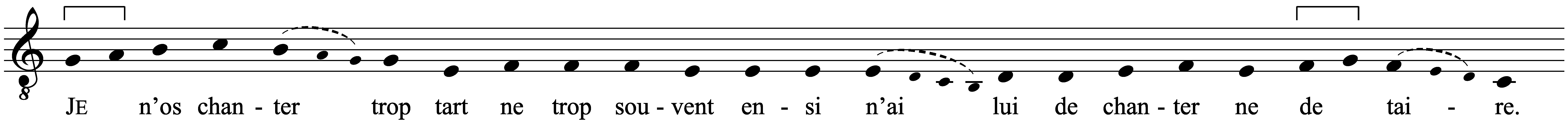 Work musical notation